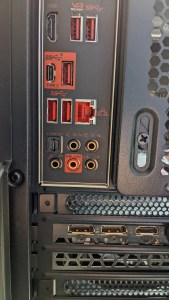 Anschlüsse des PCs