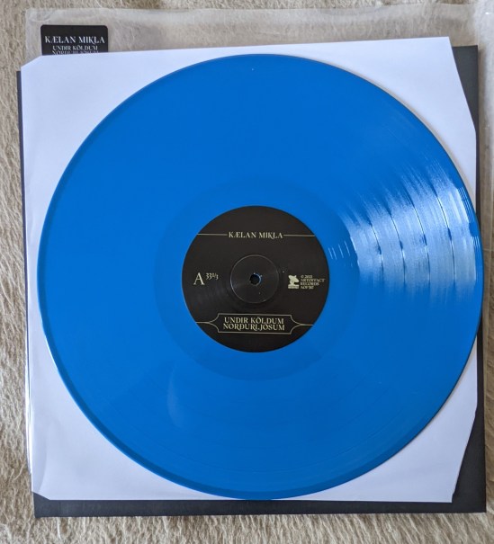 Vinyl-LP von KÆLAN MIKLA "Undir Köldum Norðurljósum" in Cold Blue