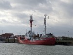 Feuerschiff "Borkum Riff" im Hafen
