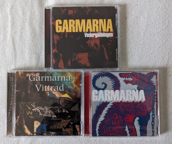 3 CDs von der Gruppe GARMARNA: Vedergällningen - Vittrad und GARMARNA