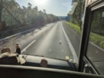 Blick auf die Autobahn