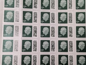 Briefmarken mit King Charles