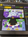 Plan vom Terminal 2 in London Heathrow