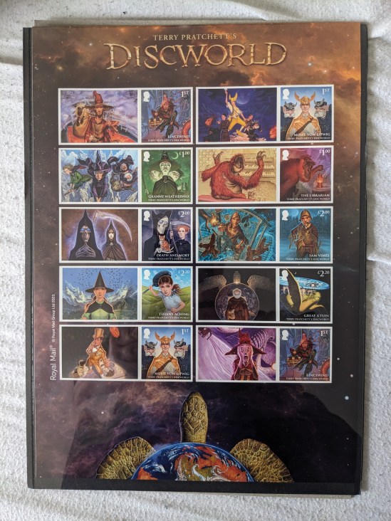 Terry Pratchett's Discworld Collectors Sheet 10 Briefmarken mit zusätzlichen Motiven der Figuren